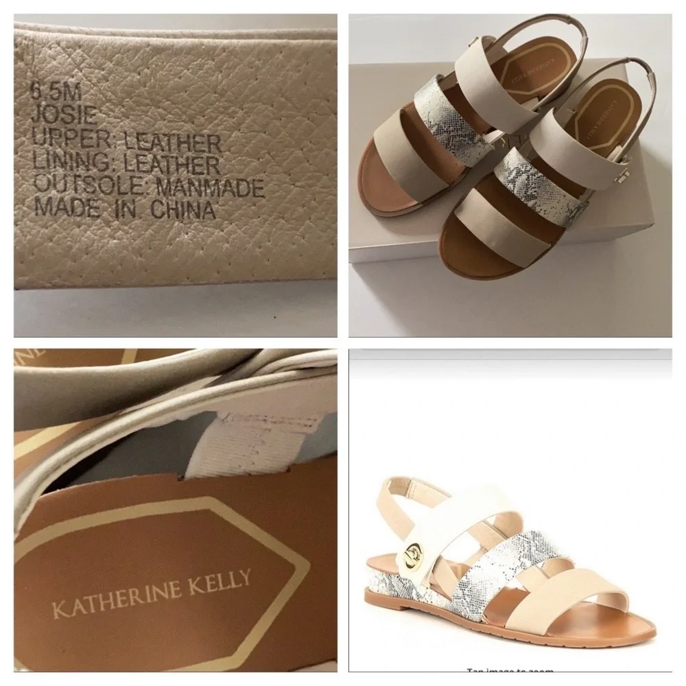 Katherine Kelly, Size 6.5M Women’s Josie Wedge Summer Sandals NEW